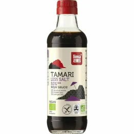 Sos Sojowy Tamari 50% Mniej Soli Bezglutenowy Bio 250 ml - Lima