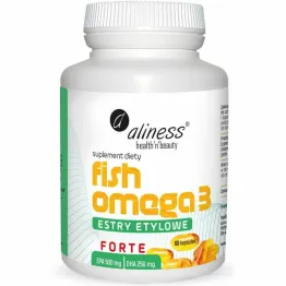 Fish Omega 3 Estry Etylowe Forte 60 Kapsułek - Aliness