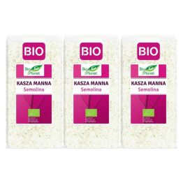3 x Kasza Manna Semolina Bio 500 g - Bio Planet
