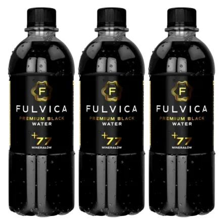 3 x Czarna Woda 500 ml Fulvica