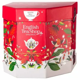 Kalendarz Adwentowy Herbaty i Herbatki Bio Wall 25 Piramidek - English Tea Shop
