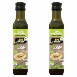 2 x Olej Sezamowy Tłoczony Na Zimno BIO 250 ml - Big Nature