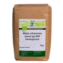 Mąka Orkiszowa Jasna Typ 650 Eko 1 kg - Młyn Kopytowa