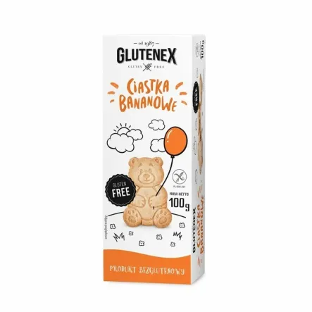 Ciastka Bananowe Bezglutenowe 100 g Glutenex