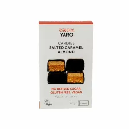 Zestaw Cukierków "Salted Caramel Almond" Bezglutenowe 72 g - Yaro