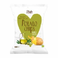 Chipsy Ziemniaczane Smażone Na Oliwie Z Oliwek Bio 100 g Trafo