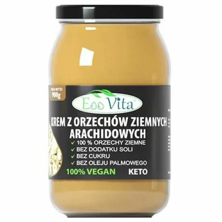 Krem z Orzechów Ziemnych 100% 900 g - EOOVITA