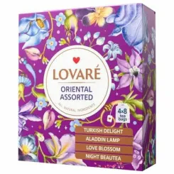 Zestaw Herbat Czarnych z Dodatkami Oriental Assorted 32 Saszetki (4 x 8 Saszetek) - Lovare