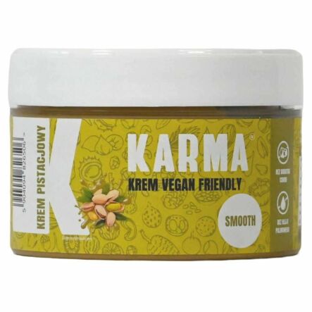 Krem Pistacjowy Bez Dodatku Cukru SMOOTH Vegan Friendly 200 g - Karma