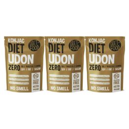 3 x Makaron Konjac Udon Bezglutenowy  270 g (200g) - Diet-Food