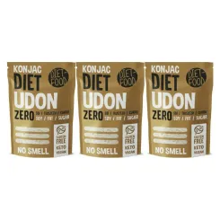 3 x Makaron Konjac Udon Bezglutenowy  270 g (200g) - Diet-Food