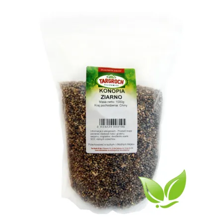 Konopia Ziarno- Targroch 1kg - Niełuskane Ziarna Konopi 1000 g