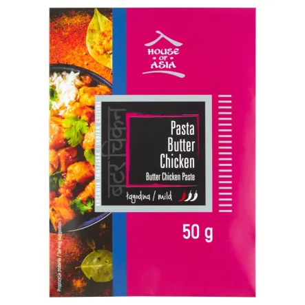 Pasta Butter Chicken Kurczak Łagodna 50 g House of Asia