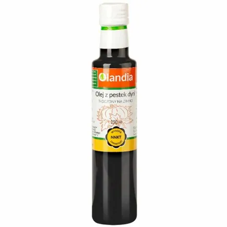 Olej z Pestek Dyni Tłoczony na Zimno 250 ml - Olandia