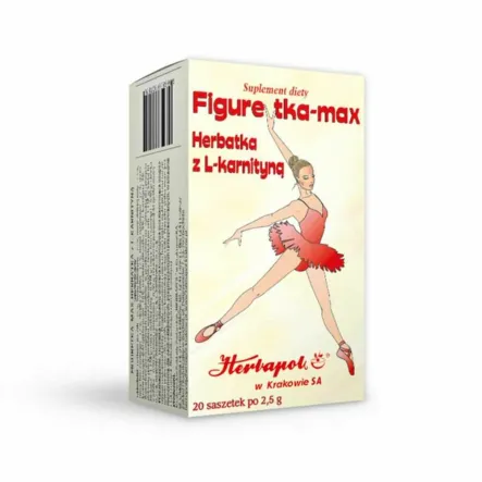 Herbatka FIGURETKA MAX z L-karnityną 50 g (20x 2 g) - Herbapol Kraków