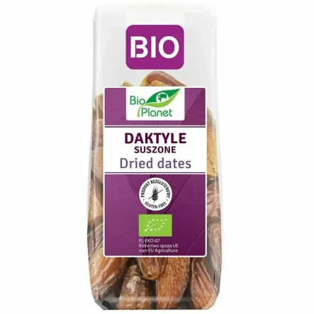 Daktyle Bez Pestek Suszone Bezglutenowe Bio 150 g - Bio Planet