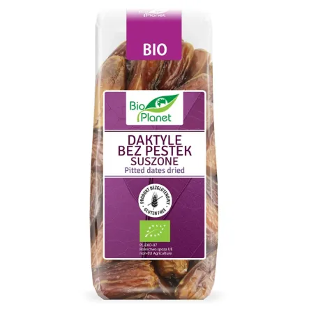Daktyle bez Pestek Suszone Bezglutenowe Bio 150 g - Bio Planet