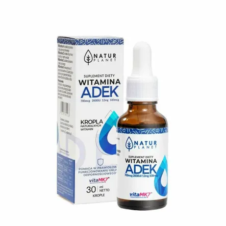 Witamina ADEK Krople 30 ml - Natur Planet