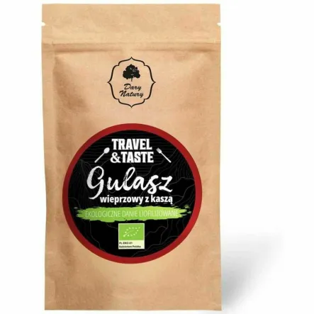 Gulasz Wieprzowy z Kaszą Danie Liofilizowane Eko 85 g - Dary Natury