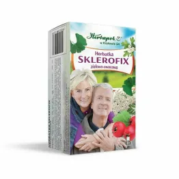 Herbatka SKLEROFIX 40 g (20x 2 g) - Herbapol Kraków - Przecena Krótka Data Minimalnej Trwałości