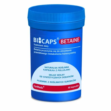 Bicaps Betaine Betaina 60 Kapsułek 39,6 g Formeds - Wyprzedaż