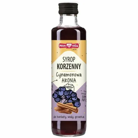 Syrop Korzenny Cynamonowa Aronia 250 ml - Polska Róża