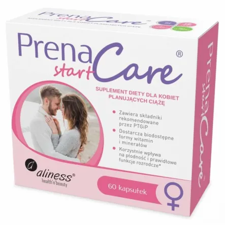 PrenaCare® START dla Kobiet x 60 Kapsułek Vege
