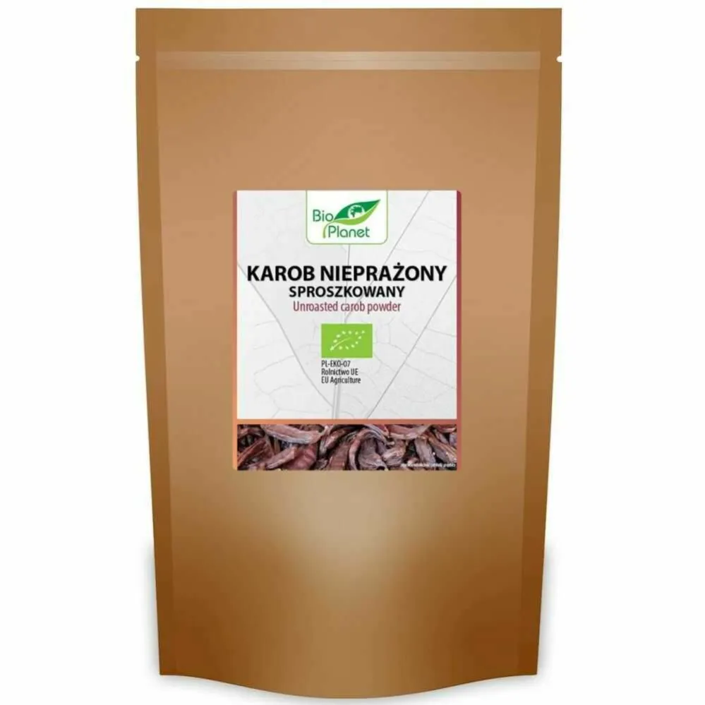 Karob Nieprażony Sproszkowany Bio 400 g - Bio Planet