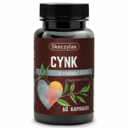 Cynk, Miedź i Ekstrakt Zielonej Herbaty EGCG 60 Kapsułek - Skoczylas