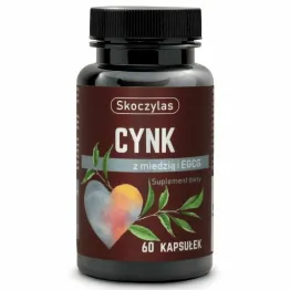 Cynk, Miedź i Ekstrakt Zielonej Herbaty EGCG 60 Kapsułek - Skoczylas