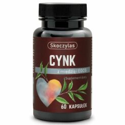 Cynk, Miedź i Ekstrakt Zielonej Herbaty EGCG 60 Kapsułek - Skoczylas