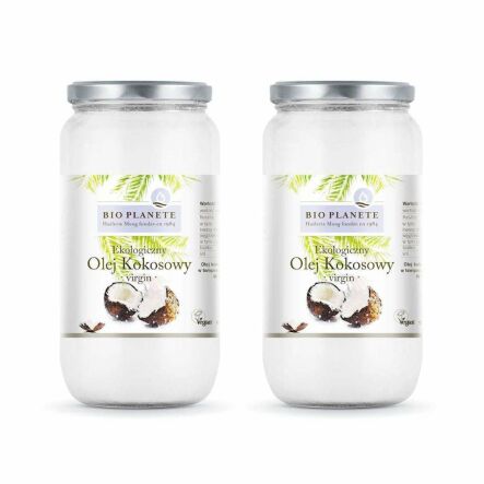 2 x Olej Kokosowy Virgin Bio 950 ml - Bio Planete
