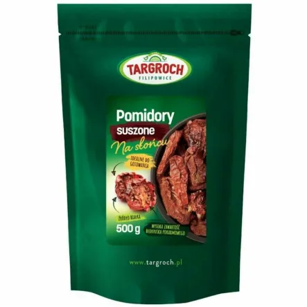 Pomidory Suszone na Słońcu 500 g - Targroch