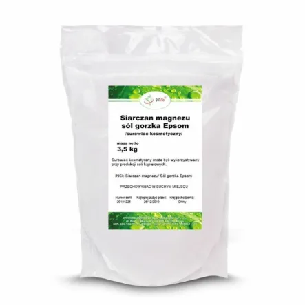 Siarczan Magnezu -  Sól Gorzka Epsom 3,5 kg Vivio