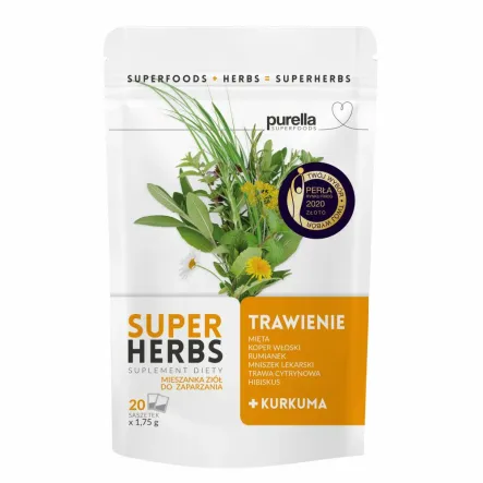 SuperHerbs Trawienie Saszetki 35 g (20x 1,75 g) - Purella