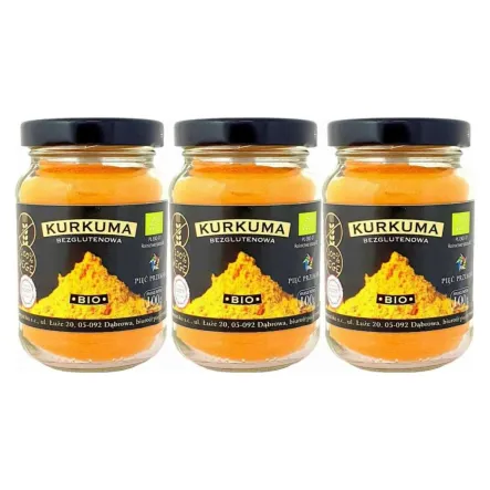 3 x  Kurkuma BIO 100 g - Pięć Przemian