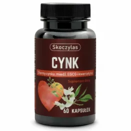 Cynk 3 Formy, Miedź, EGCG i Kwercetyna 60 Kapsułek - Skoczylas