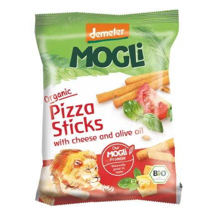Paluszki o Smaku Pizzy z Serem i Oliwą z Oliwek Bio 75 g Mogli