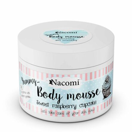 Mus do Ciała Malinowa Babeczka 180 ml - Nacomi