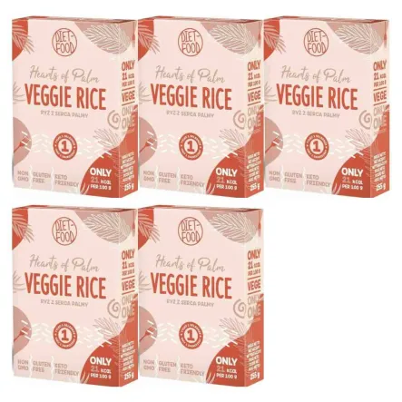 5 x Makaron z Serca Palmy Ryż Brązowy 255 g - Diet-Food