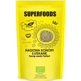 Nasiona Konopi Łuskane Bio 200 g - Bio Planet