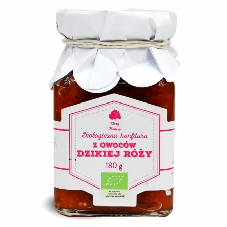 Konfitura z Owoców Dzikiej Róży EKO 180 g - Dary Natury
