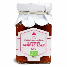 Konfitura z Owoców Dzikiej Róży EKO 180 g - Dary Natury
