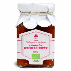 Konfitura z Owoców Dzikiej Róży EKO 180 g - Dary Natury