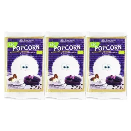 3 x Popcorn z Niebieskiej Kukurydzy z Masłem Shea i Solą Bio 100 g - Bluecorn