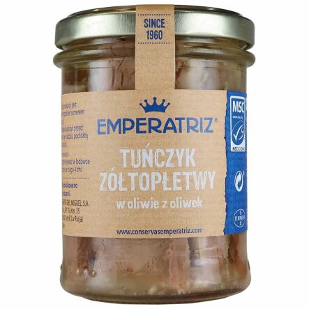 Tuńczyk Żółtopłetwy Filety w Oliwie z Oliwek 200g (130g)