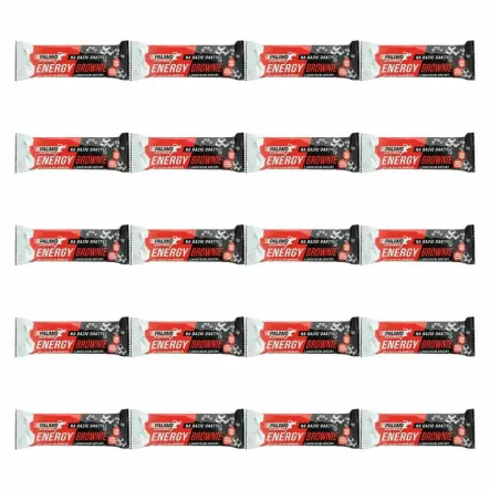 20 x Baton Energy Brownie + Kofeina 50 g - Paliwo Dla Aktywnych
