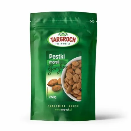 Pestki Moreli Łuskane Gorzkie 250 g Targroch - Przecena Krótka Data Minimalnej Trwałości