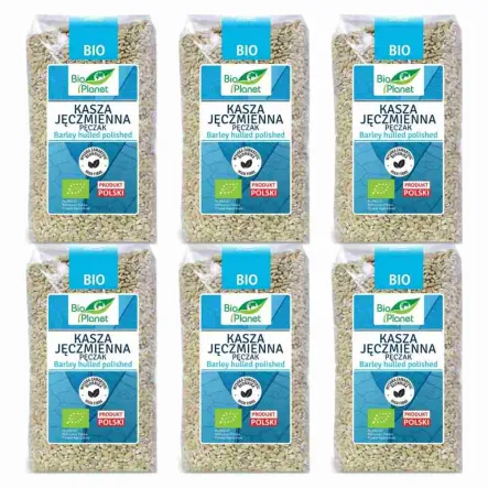 6 x Kasza Jęczmienna Pęczak Bio 500 g - Bio Planet 