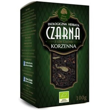 Herbata Czarna Korzenna Liściasta Bio 100 g - Dary Natury